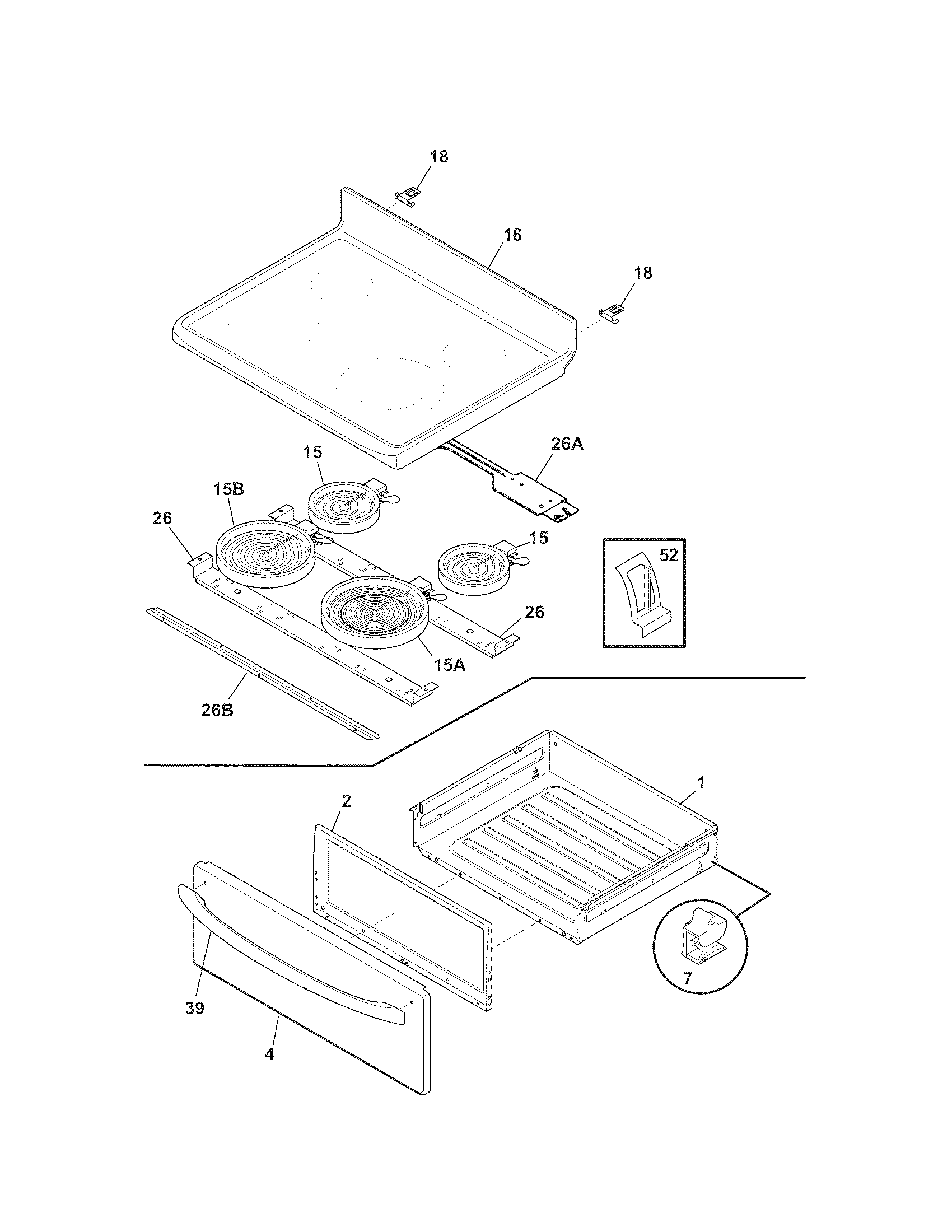 Top/drawer