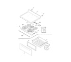 Kenmore 79095352800 top/drawer diagram