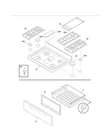 Top/drawer