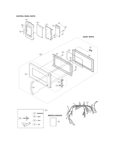 Control panel,door,misc.