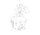 White-Westinghouse SWXG831HS1 motor/tub diagram