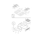 Frigidaire FGF328GSE top/drawer diagram