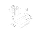 Frigidaire PLCF489GCA drawer/small door diagram