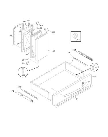 Drawer/small door
