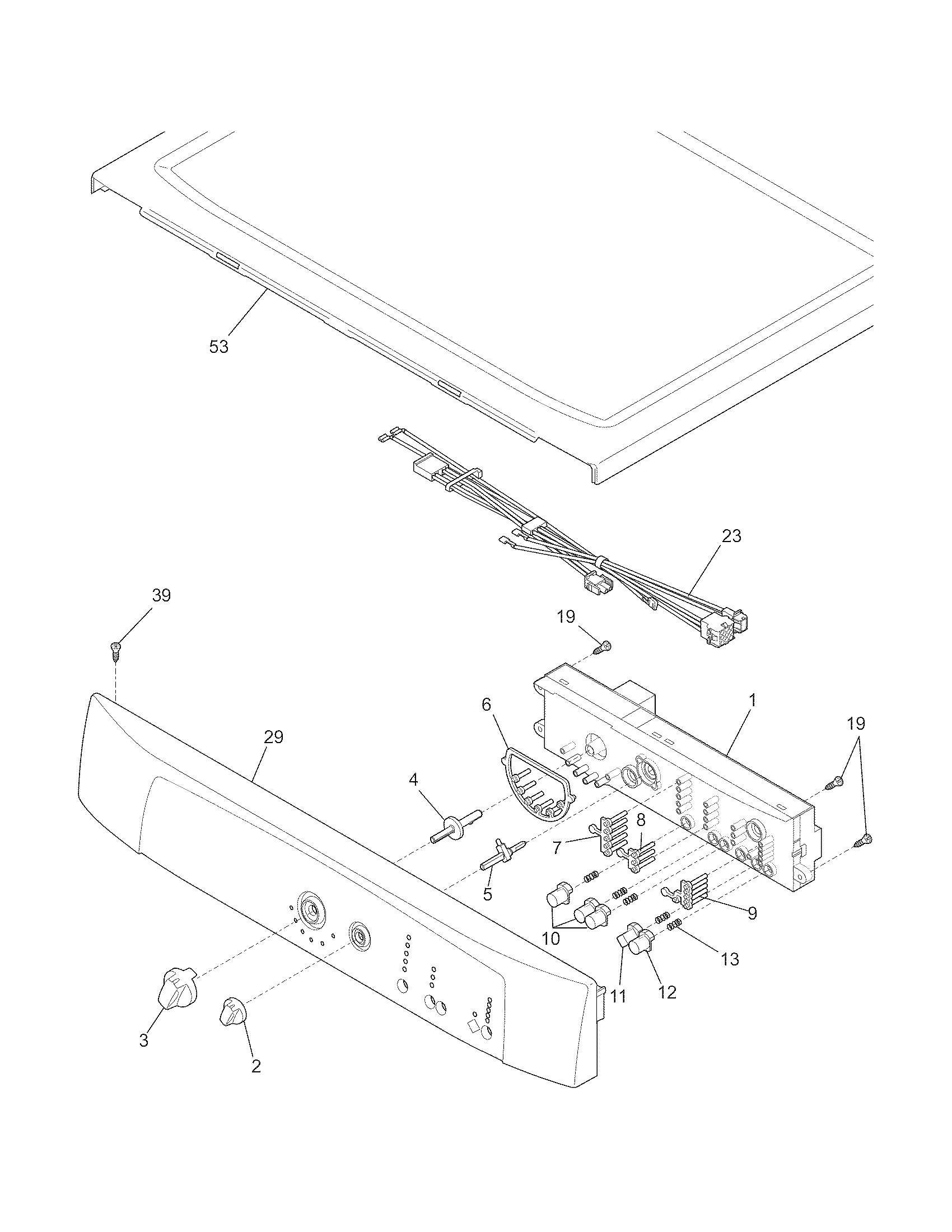 Controls/top panel