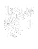 Upper cabinet/drum heater