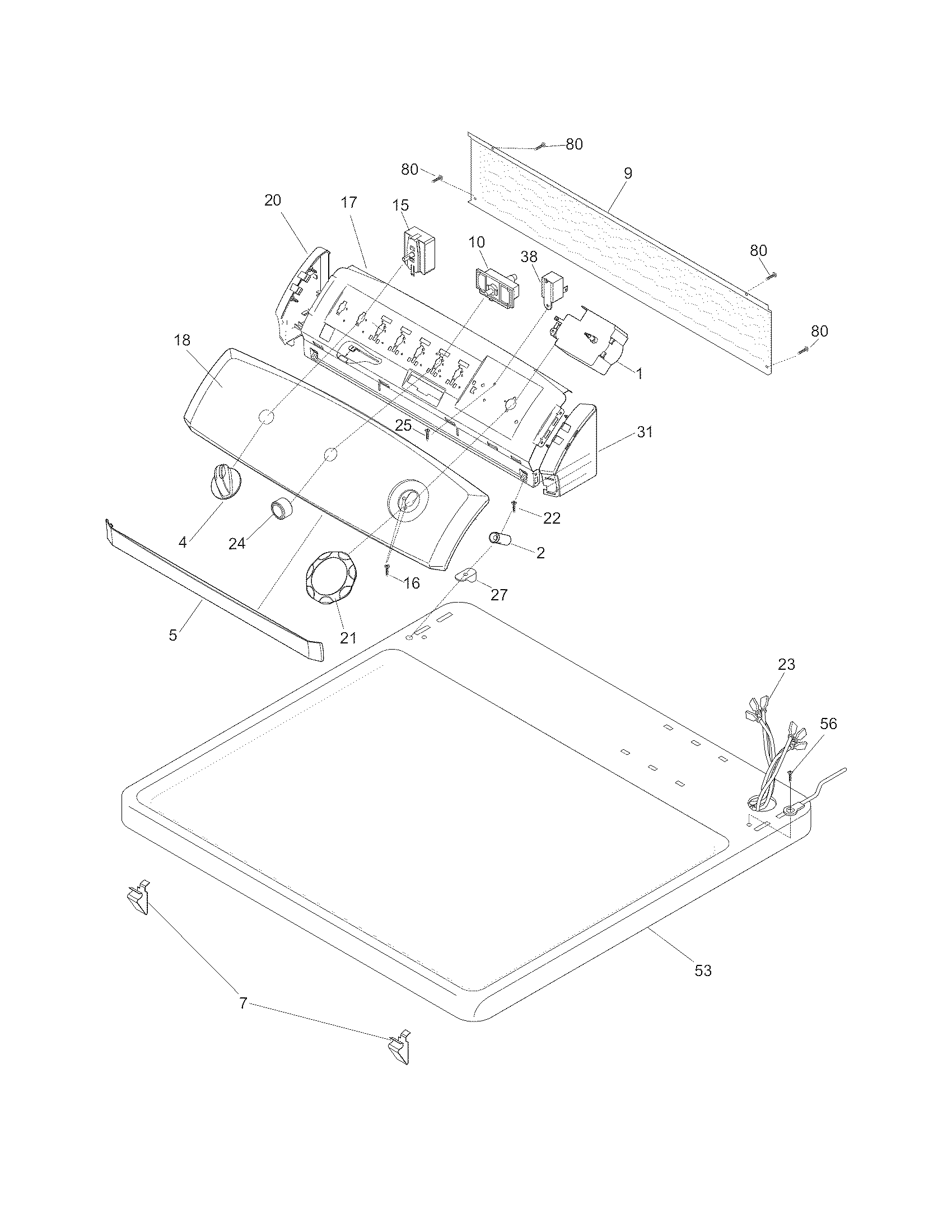 Controls/top panel