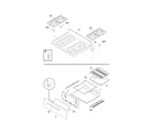 Frigidaire FGF337GSC top/drawer diagram