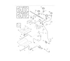 Frigidaire FGS367FCC burner diagram