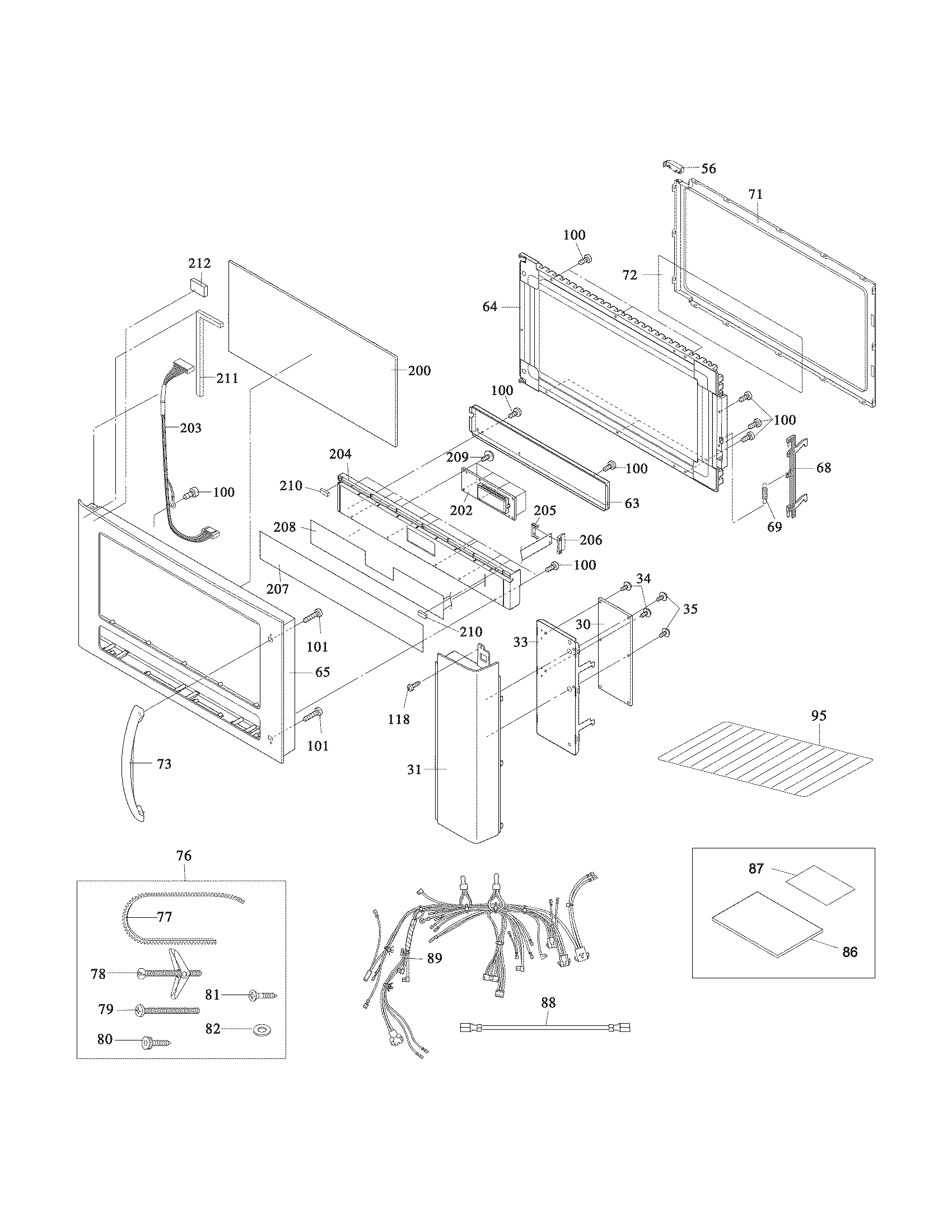 Control panel,door,misc.