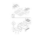 Frigidaire FGF328GSF top/drawer diagram
