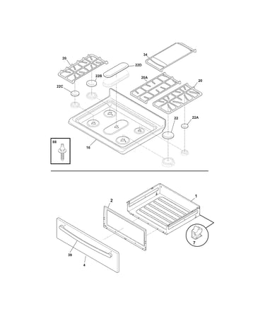 Top/drawer