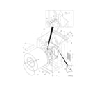 Kenmore 41798052701 cabinet/drum diagram