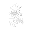 Kenmore 79097443800 top/drawer diagram