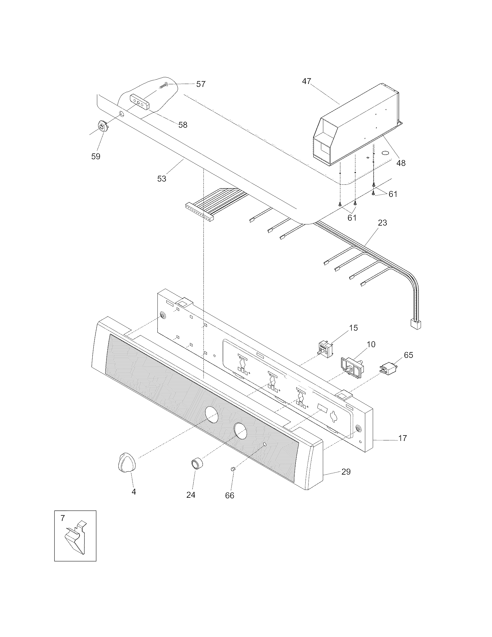 Controls/top panel