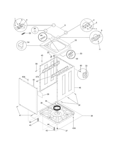 Lower cabinet/top