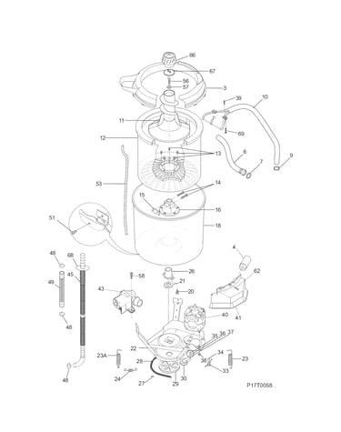 Motor/tub
