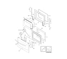 Kenmore Elite 79045003800 door diagram