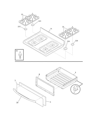 Top/drawer
