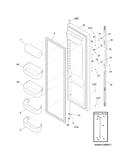 Refrigerator door