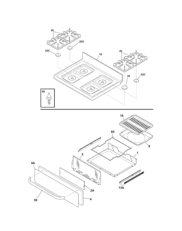Top/drawer