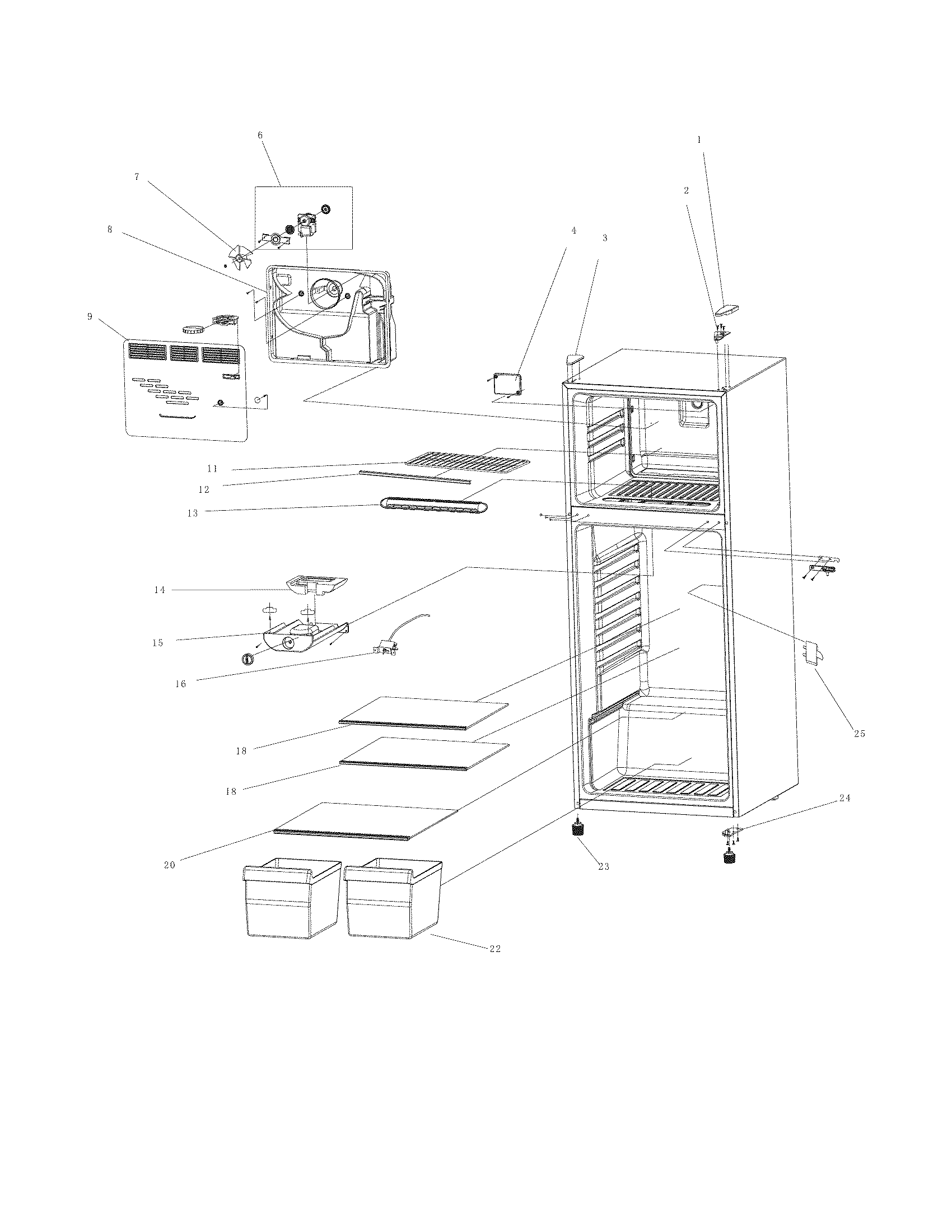 Shelves/control