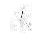 Frigidaire FCGD3000ES1 cabinet/drum diagram