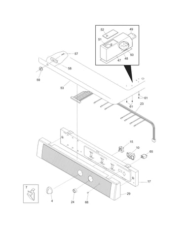Controls/top panel