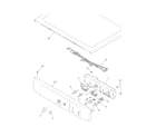 Crosley CDG4000HW1 controls/top panel diagram