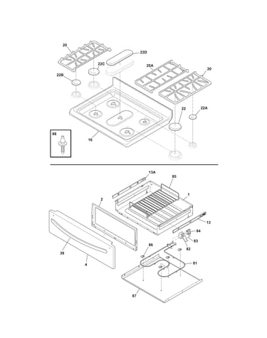 Top/drawer