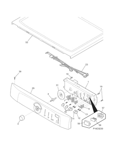 Controls/top panel