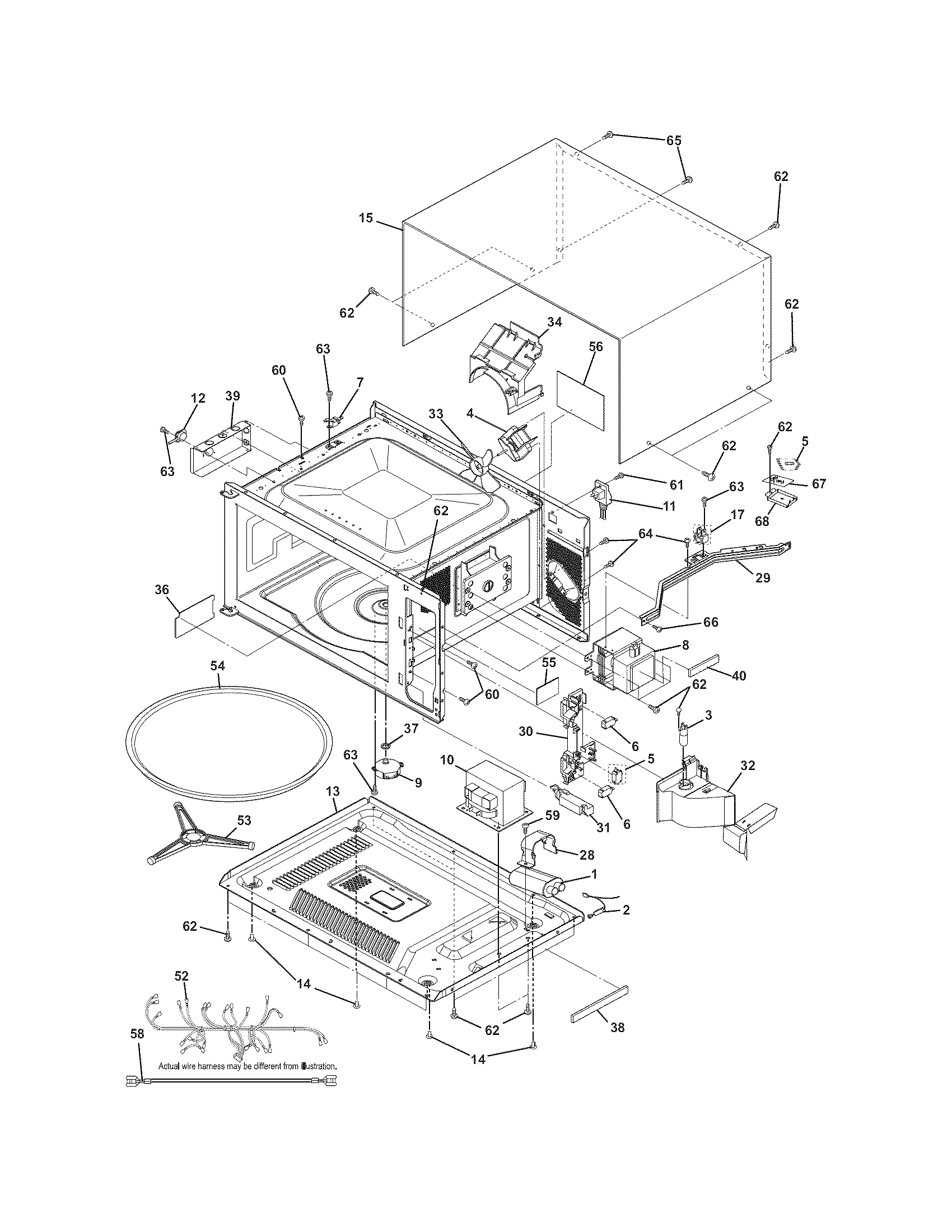 Upper oven