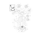 Frigidaire GLWS1749FS2 cabinet/top diagram