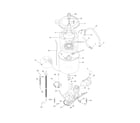 Frigidaire GLWS1749FS2 motor/tub diagram