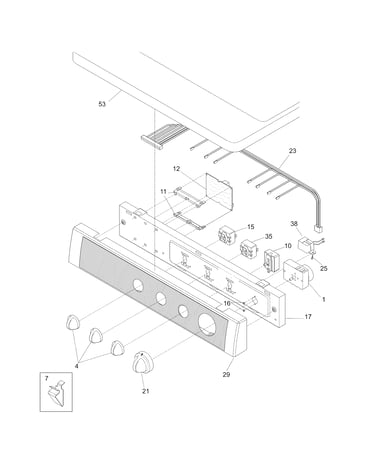 Controls/top panel