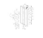 Frigidaire FSC23R5DSBK refrigerator door diagram