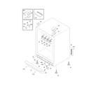 Electrolux E24WC75HPS0 cabinet diagram