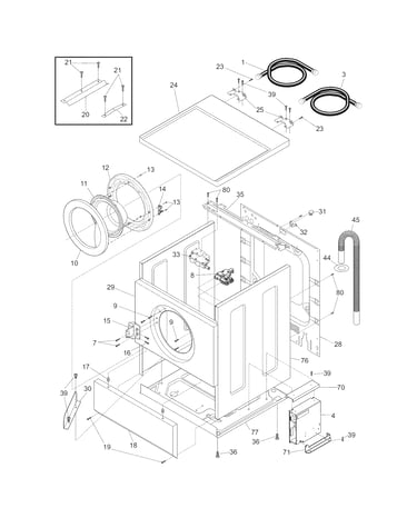 Cabinet/top