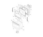 Kenmore Elite 79077543801 door diagram