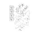 Frigidaire FGF382HSC burner diagram