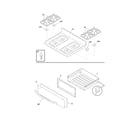 Frigidaire FGF368GCF top/drawer diagram