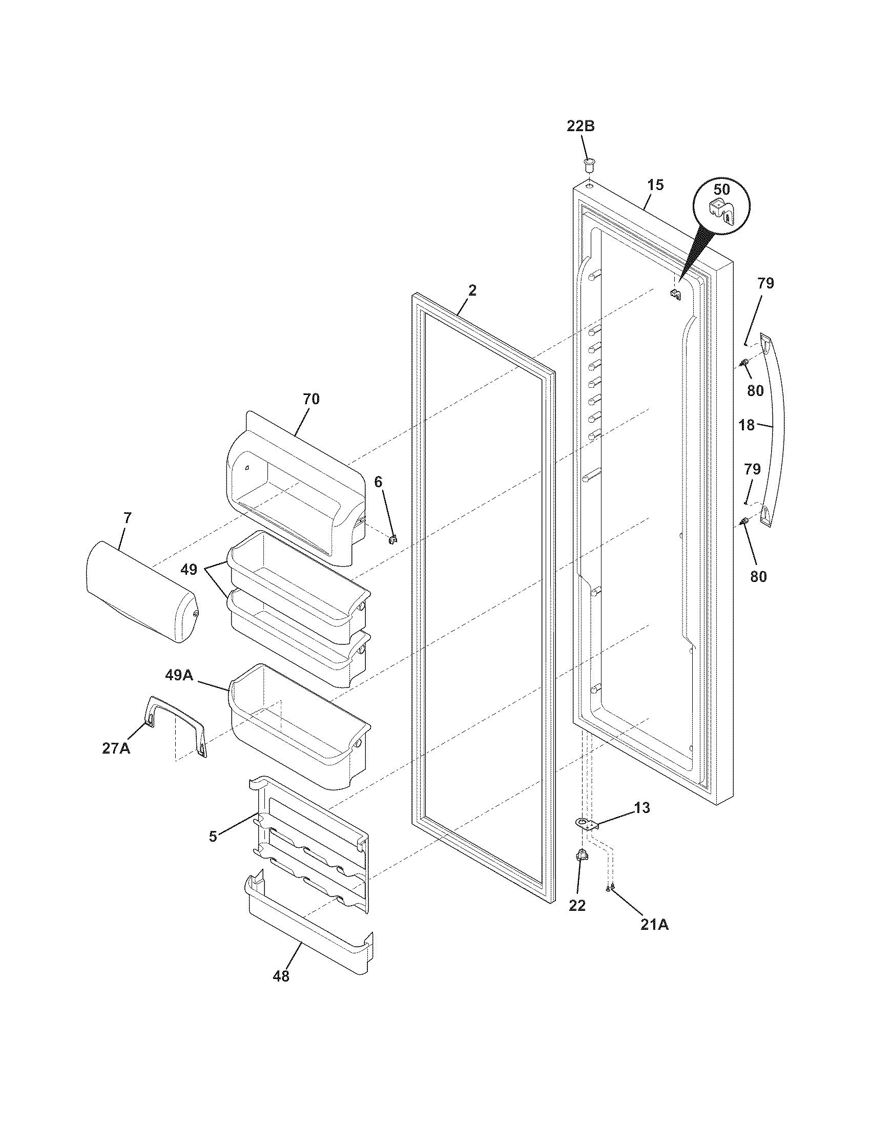 REFRIGERATOR DOOR