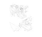 Kenmore 41797912702 motor/blower/belt diagram
