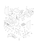Upper cabinet/drum heater