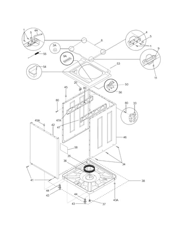 Lower cabinet/top