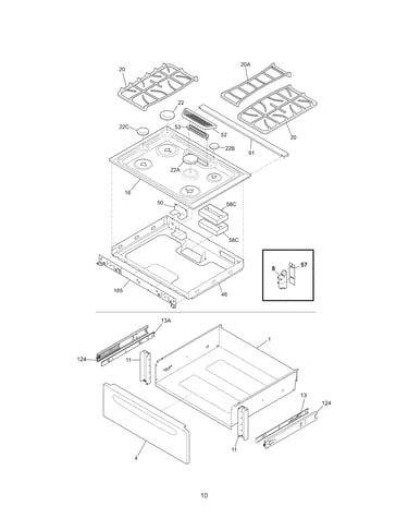 Top/drawer
