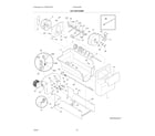 Frigidaire FGHS2344KF0 ice container diagram