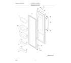 Frigidaire FGHS2655KE0 refrigerator door diagram