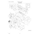 Frigidaire FGHS2655KP0 ice container diagram