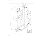 Frigidaire FGHS2634KB0 cabinet diagram